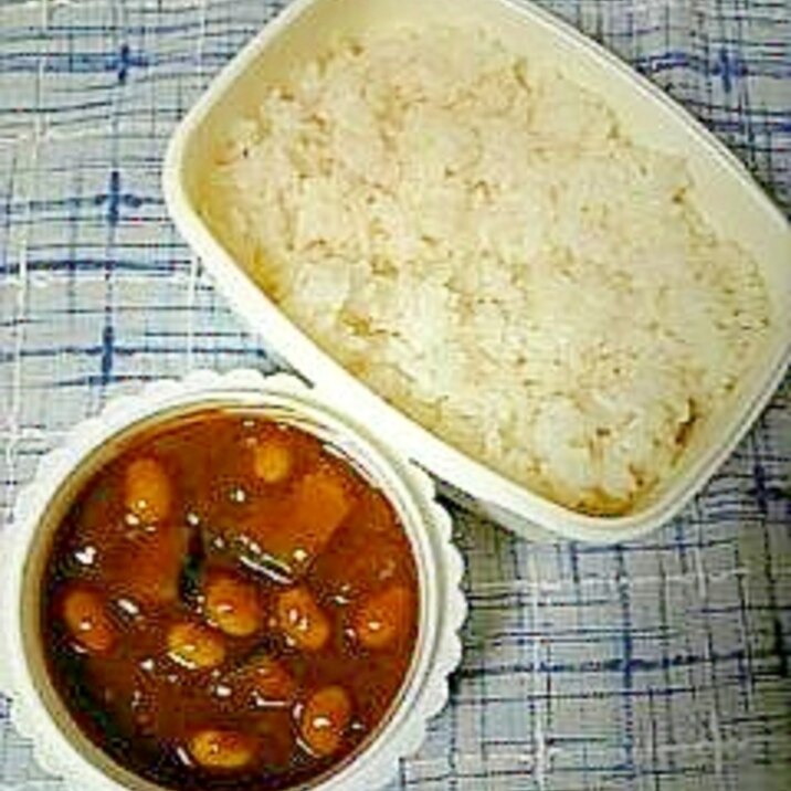 ☆大豆南瓜カレーのお弁当☆